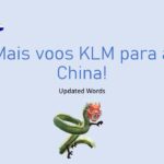 Mais voos KLM para a China!